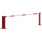 Manual barrier | with pneumatic spring | and fixed pole support | clear width: 3000 mm | with double profile cylinder lock on the main support